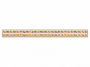Стенд-лента "Алфавит" (английский язык) - fgospostavki.ru - Киров