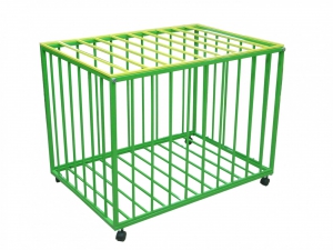 Контейнер для мячей на колесиках (разборный с крышкой) - fgospostavki.ru - Киров