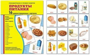 Демонстрационные карточки "Продукты питания" - fgospostavki.ru - Киров