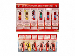Электрифицированный стенд-тренажер "Эксплуатация огнетушителей" с разрезными агрегатами - fgospostavki.ru - Киров