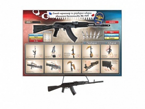 Интерактивный стенд-тренажер "Сборка-разборка АК-74М" с муляжом автомата Калашникова - fgospostavki.ru - Киров