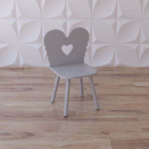 Стул «Ангельское сердечко» белый - fgospostavki.ru - Киров