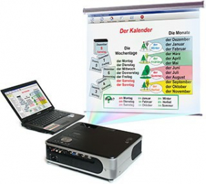 Диск с электронными плакатами, презентациями (электронный учебник) по немецкому языку 52 темы - fgospostavki.ru - Киров