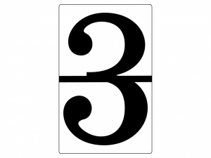 Набор магнитных карточек "Произвольный размер "3" (3 штуки) - fgospostavki.ru - Киров