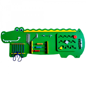 Бизиборд «Зелёный крокодильчик» - fgospostavki.ru - Киров