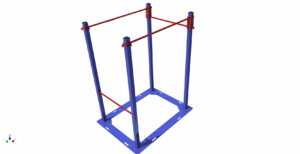 Перекладина четверная для подтягивания (ГТО) - fgospostavki.ru - Киров