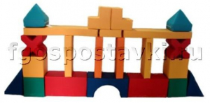 Мягкий модуль-конструктор "Архитектор" (22 элемента) - fgospostavki.ru - Киров