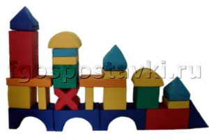 Мягкий модуль-конструктор "Архитектор" (24 элемента) - fgospostavki.ru - Киров