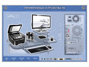 Электрифицированный информационный стенд-тренажер "Периферийные устройства персонального компьютера" с функцией контроля и обучения - fgospostavki.ru - Киров