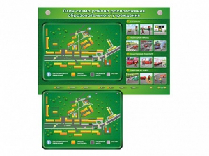 Электрифицированный стенд-тренажер "План-схема района расположения образовательного учреждения" - fgospostavki.ru - Киров