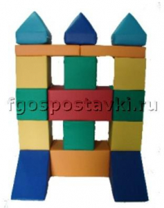 Мягкий модуль-конструктор "Башня" (17 элементов) - fgospostavki.ru - Киров