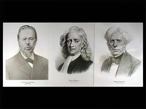 Стенд - портреты физиков (35 штук, формат А3) - fgospostavki.ru - Киров