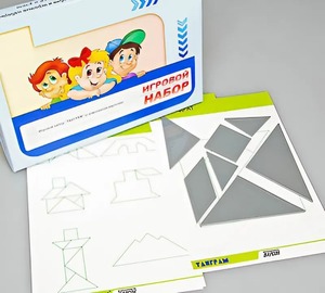 Игровой набор "Танграм" (с комплектом карточек) - fgospostavki.ru - Киров