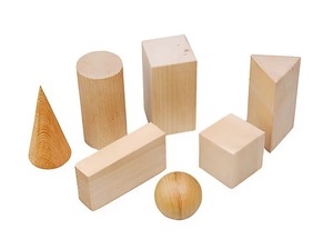 Набор "Тела геометрические" (деревянные) - fgospostavki.ru - Киров