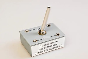 Выключатель двухполюсный (демонстрационный) - fgospostavki.ru - Киров