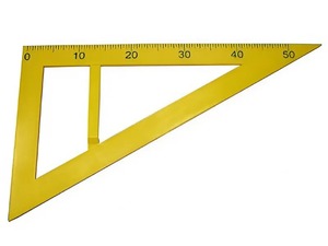 Угольник классный пластмассовый (30 и 60 градусов ) - fgospostavki.ru - Киров