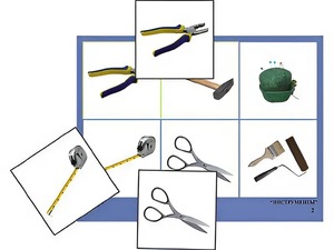 Логопедическое лото "Инструменты" (4 планшета, 24 карточки, цветное, ламинированное) - fgospostavki.ru - Киров