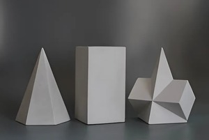 Набор гипсовых геометрических тел (15 штук) - fgospostavki.ru - Киров