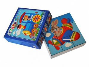 Набор кубиков "Транспорт" - fgospostavki.ru - Киров