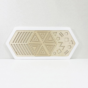 Декоративная тактильная панель - «Рельефные многоугольные формы» - fgospostavki.ru - Киров