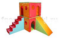 Домик игровой двухэтажный (комплект) - fgospostavki.ru - Киров