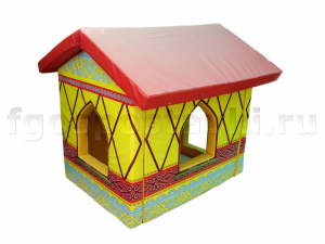 Домик игровой "Узор" с рисунком (трансформируется в маты) - fgospostavki.ru - Киров