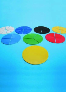 Набор пластин для представления дробей в виде кругов - fgospostavki.ru - Киров