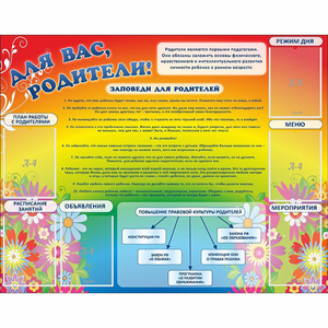 Стенд "Для вас родители!" №11 - fgospostavki.ru - Киров