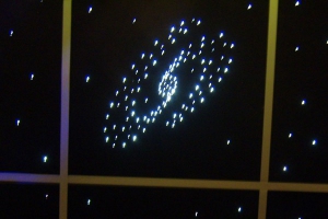 Потолок "Звездное небо с анимационным фибероптическим эффектом галактика" - fgospostavki.ru - Киров