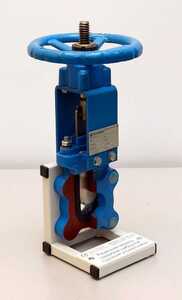 Разрезная модель задвижки шиберной с ручным управлением - fgospostavki.ru - Киров