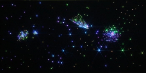 Напольный фиброоптический ковер "Млечный путь" 200х100, 300 точек - fgospostavki.ru - Киров