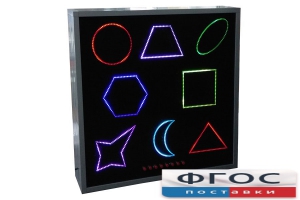 Интерактивная панель «Цветные фигуры 8» (вариант 3) - fgospostavki.ru - Киров