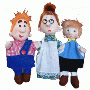 Набор перчаточных кукол "Карлсон, который живет на крыше" - fgospostavki.ru - Киров