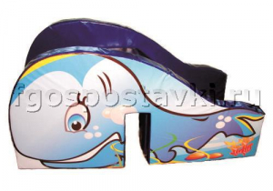 Горка "Кит" для сухого бассейна - fgospostavki.ru - Киров