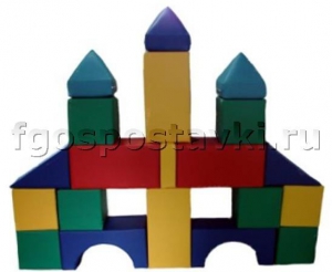 Мягкий модуль-конструктор "Городок" (20 элементов) - fgospostavki.ru - Киров