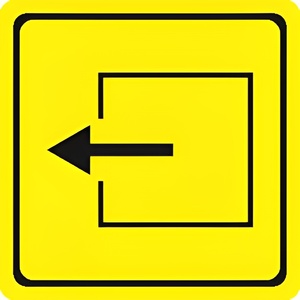 Тактильный знак (выход из помещения) 150х150 - fgospostavki.ru - Киров