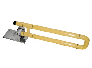 Поручень откидной с антибактериальным покрытием (желтый) - fgospostavki.ru - Киров