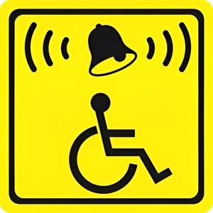 Тактильный знак (кнопка вызова) 100х100 - fgospostavki.ru - Киров