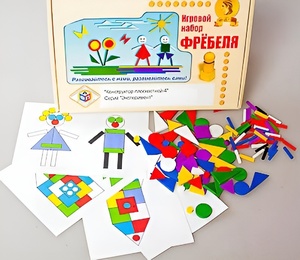 Игровой набор Фребеля "Конструктор плоскостной-4" (Серия "Эксперимент") - fgospostavki.ru - Киров