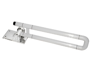 Поручень откидной с антибактериальным покрытием (белый) - fgospostavki.ru - Киров