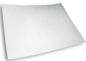 Пособие для слабовидящих детей - Сигнальные карточки по математике - fgospostavki.ru - Киров