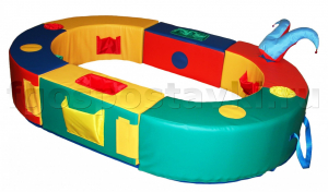 Манеж овальный 150х100х30 см (без мягкого дна) - fgospostavki.ru - Киров