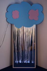 Зеркальное панно с фиброоптическими нитями «Разноцветный дождь» - fgospostavki.ru - Киров