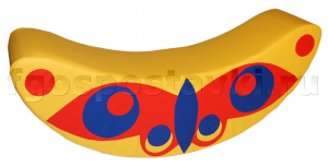 Мягкий модуль "Качалка-бабочка" (100х25х40 сантиметров) - fgospostavki.ru - Киров