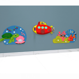 Комплект бизибордов «Подводный мир» 3 в 1 - fgospostavki.ru - Киров