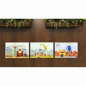 Комплект настенных панелей «Стройка» - fgospostavki.ru - Киров