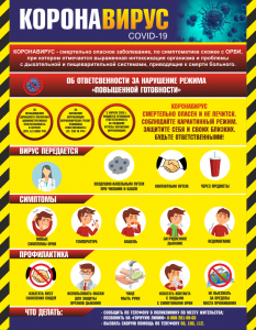 Плакат "Коронавирус" (вариант 1) - fgospostavki.ru - Киров