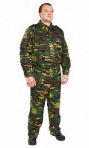 Костюм взрослый зеленый КМФ - fgospostavki.ru - Киров