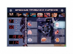 Электрифицированный стенд "Вредные привычки: курение" - fgospostavki.ru - Киров