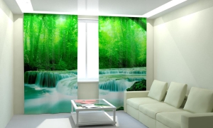 Комплект светонепроницаемых штор "Быстрая река" - fgospostavki.ru - Киров